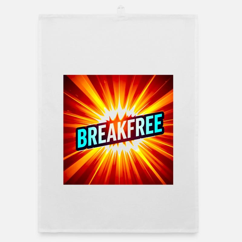 Graphique Burst Breakfree Torchon bio