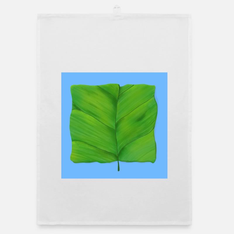 The Square Leaf Organic dish towel