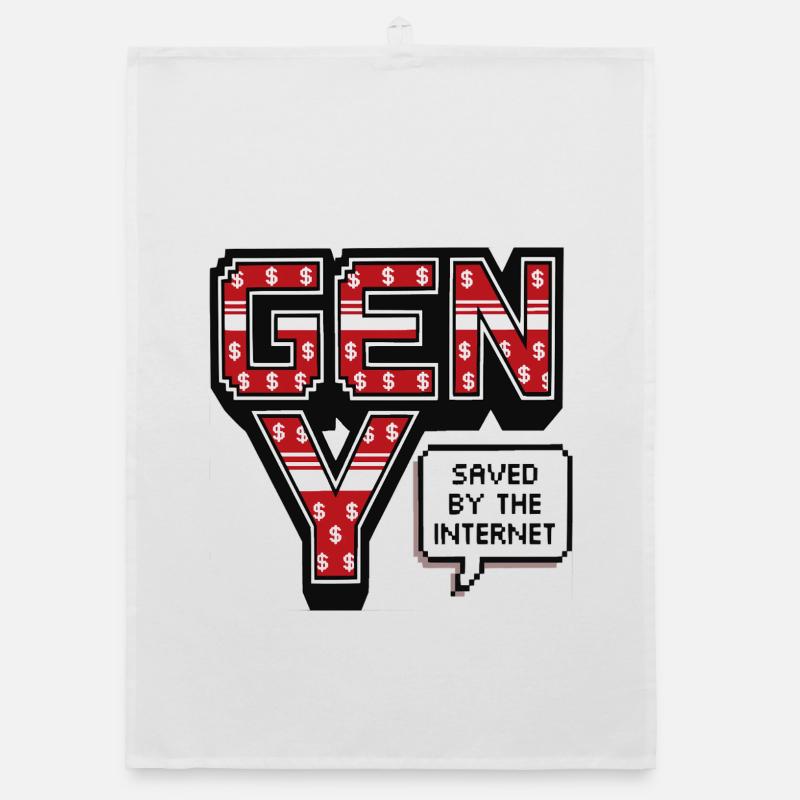 Génération Y, génération Y, Chemise Millennials, sweat à capuche Torchon bio