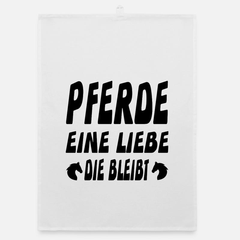 Pferde Organic Geschirrtuch
