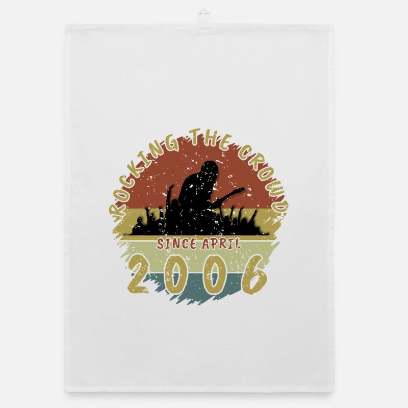 20. Geburtstag Rocking the crowd GIT 04/2006 Organic Geschirrtuch