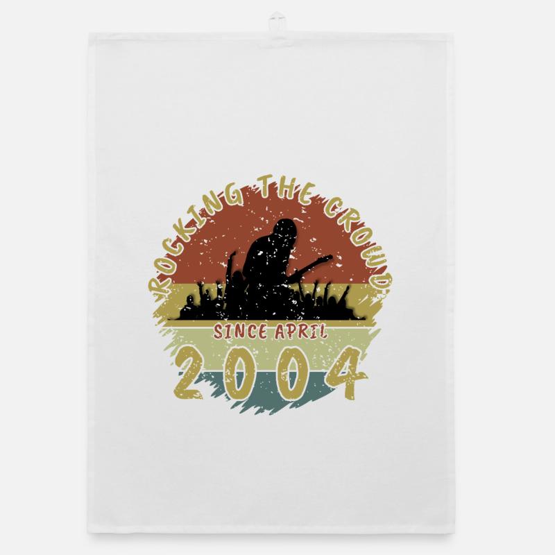 22. Geburtstag Rocking the crowd GIT 04/2004 Organic Geschirrtuch