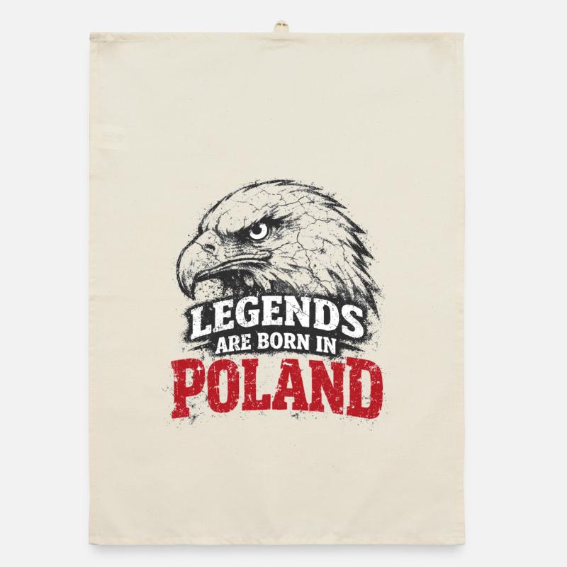 Poland Legend: White Eagle – Pride & Tradition Organic dish towel