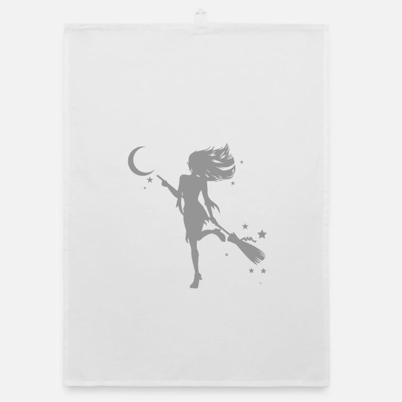 Dancing Witch Organic dish towel