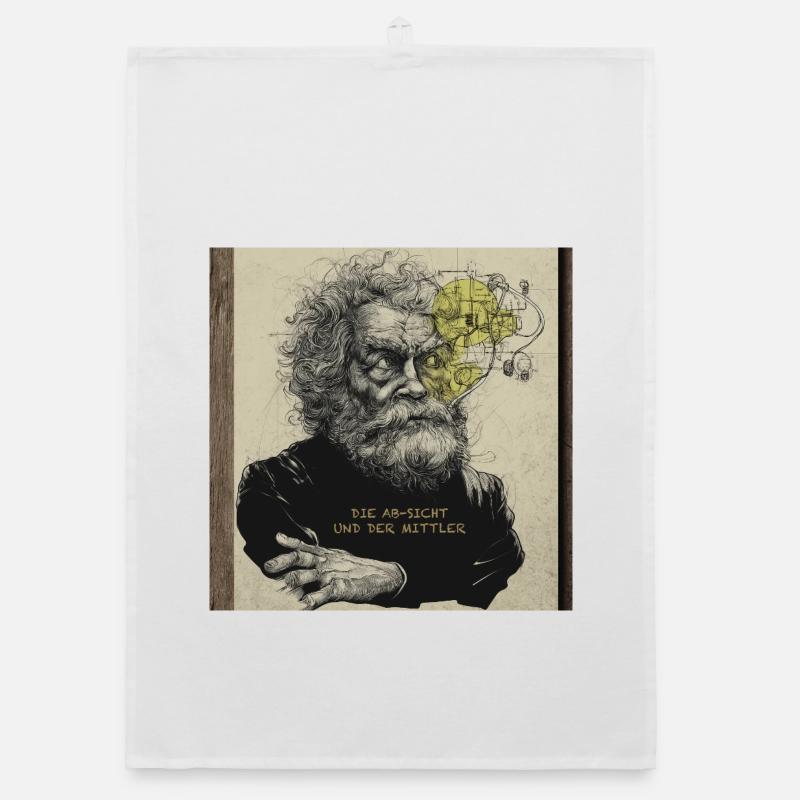 Der_Gedankenblitz-2 Organic Geschirrtuch