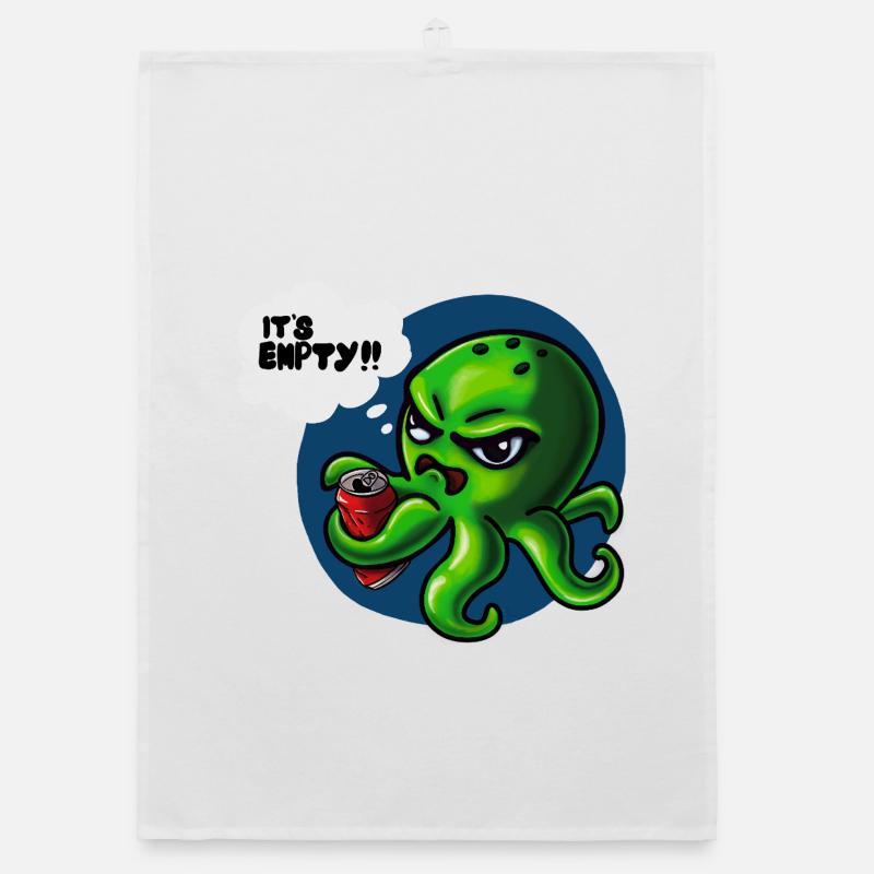 Grumpy Kraken Organic Geschirrtuch