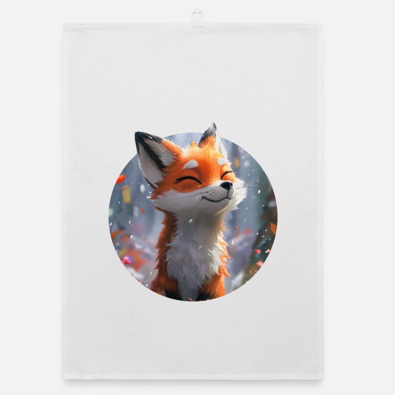 Renard mignon Torchon bio