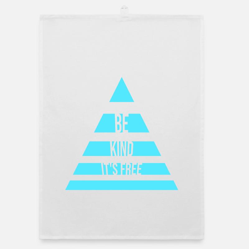 Be Kind It's Free Kindness Statement Saying Organic dish towel