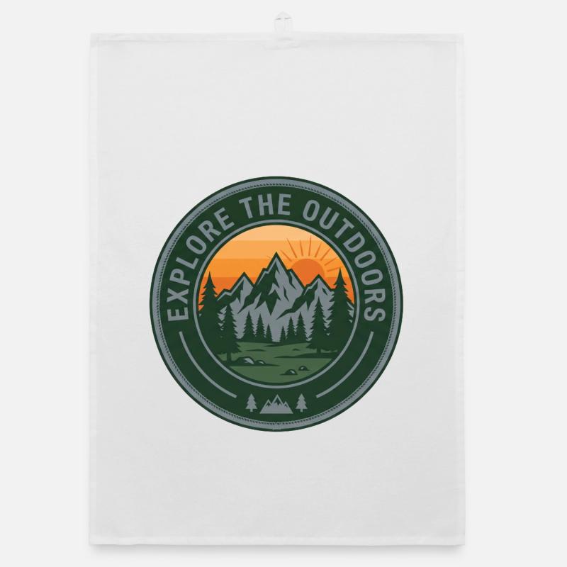 Explore Outdoors Berge Organic Geschirrtuch