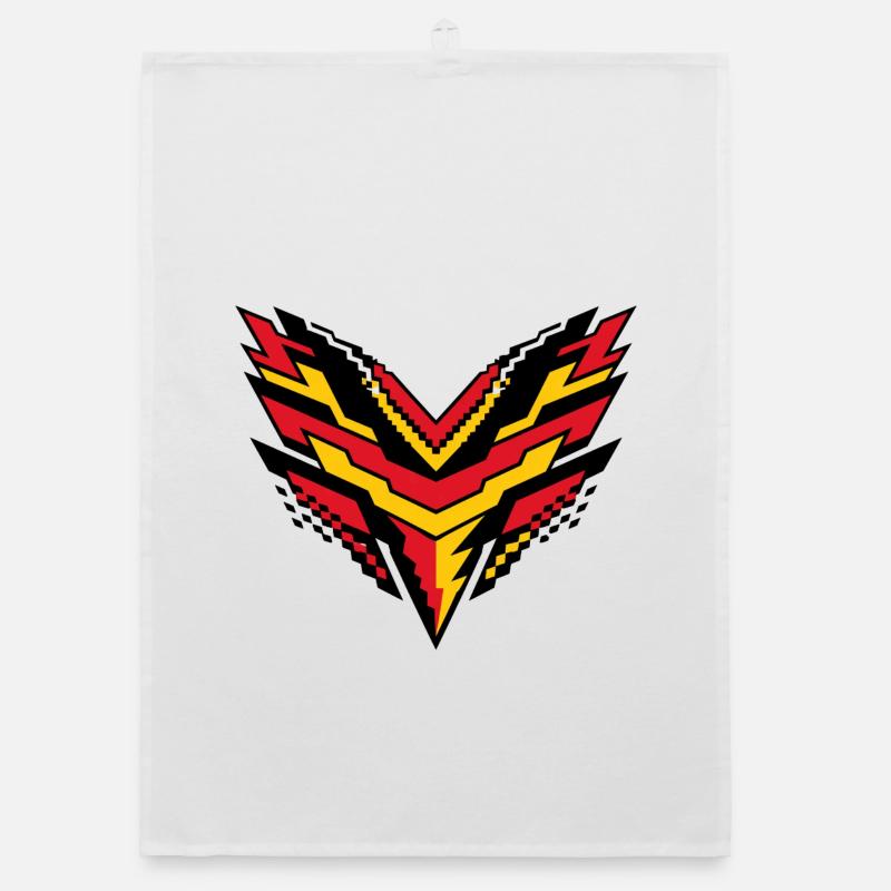 V-Pixel Storm Contrast Logo Torchon bio