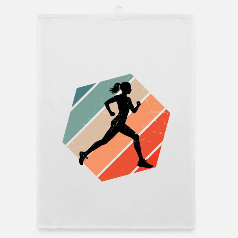 Idée cadeau pour une course à pied Torchon bio