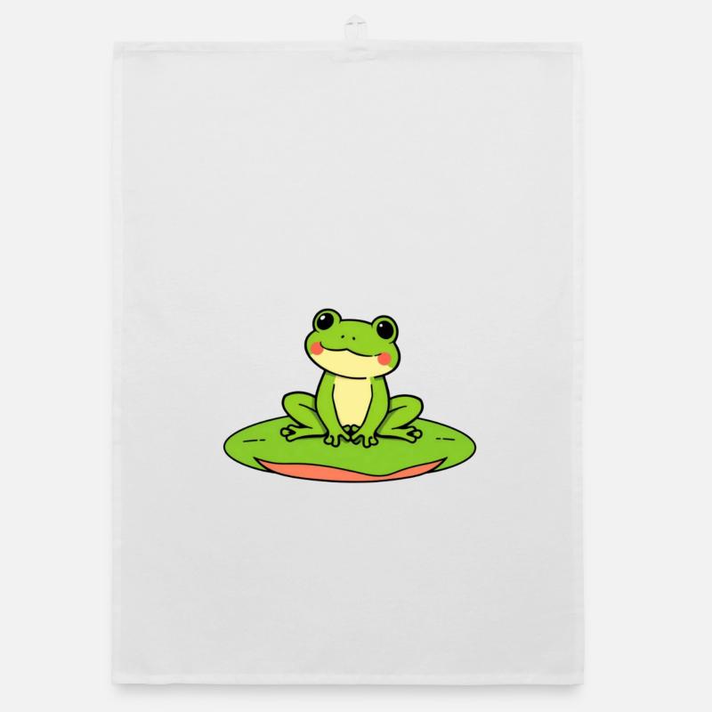 Cute Frog Torchon bio