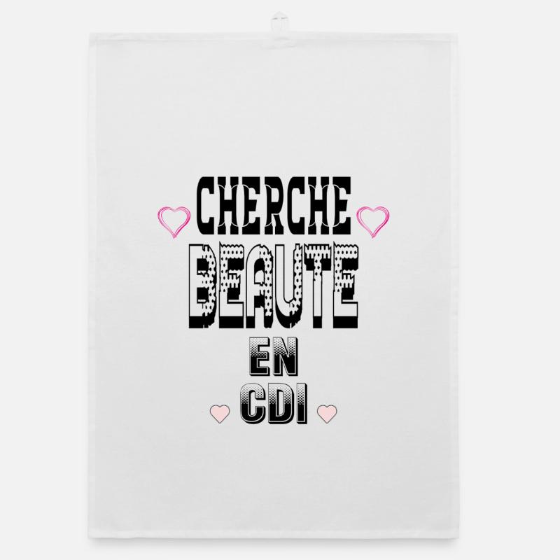 Looking for beauty on a permanent contract Organic dish towel