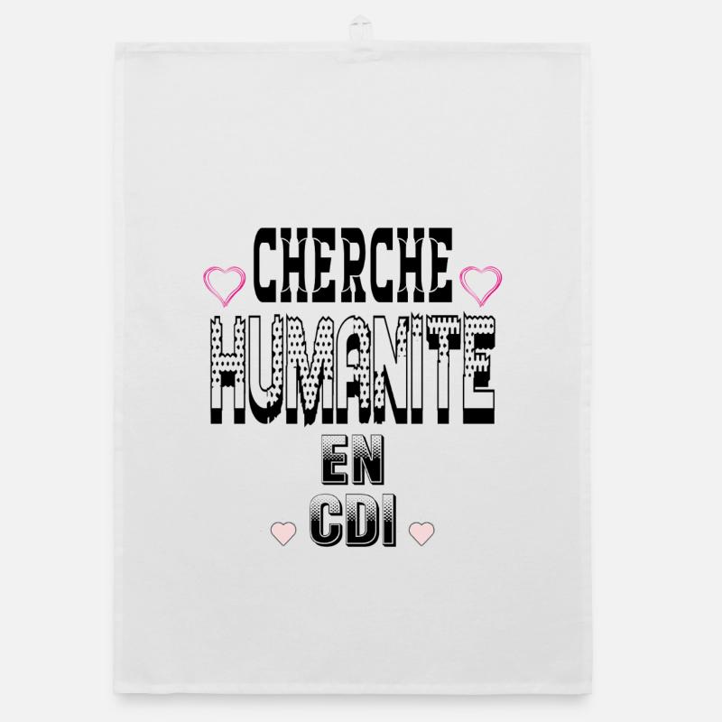 Looking for humanity on a permanent contract Organic dish towel