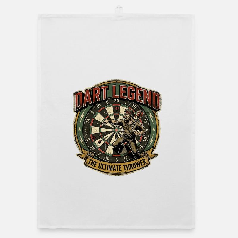 Dart Legend: Ultimate Thrower Organic Geschirrtuch
