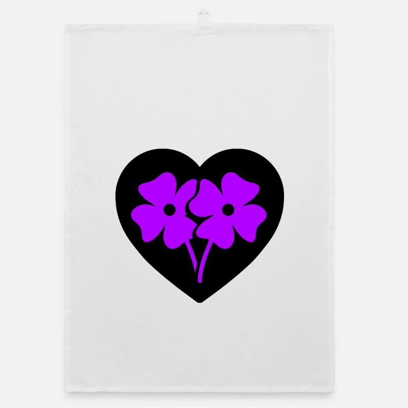 Flowers Organic dish towel