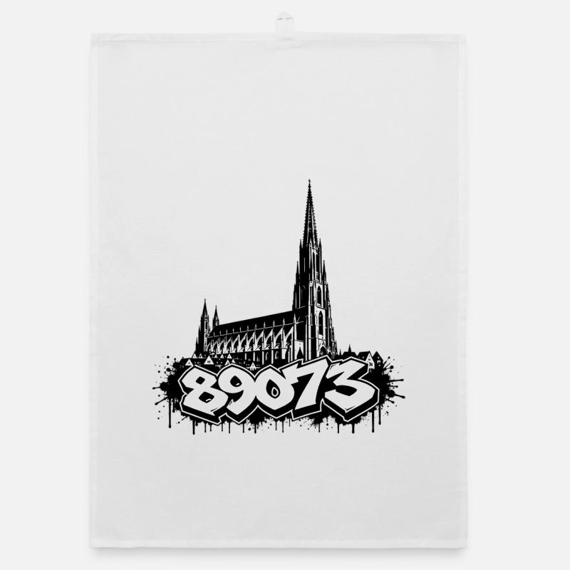 Ulm Motif 5 Organic dish towel