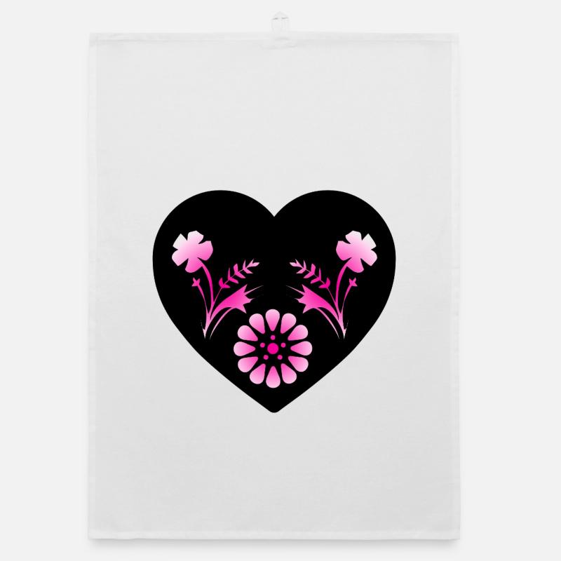 Blumen Organic Geschirrtuch