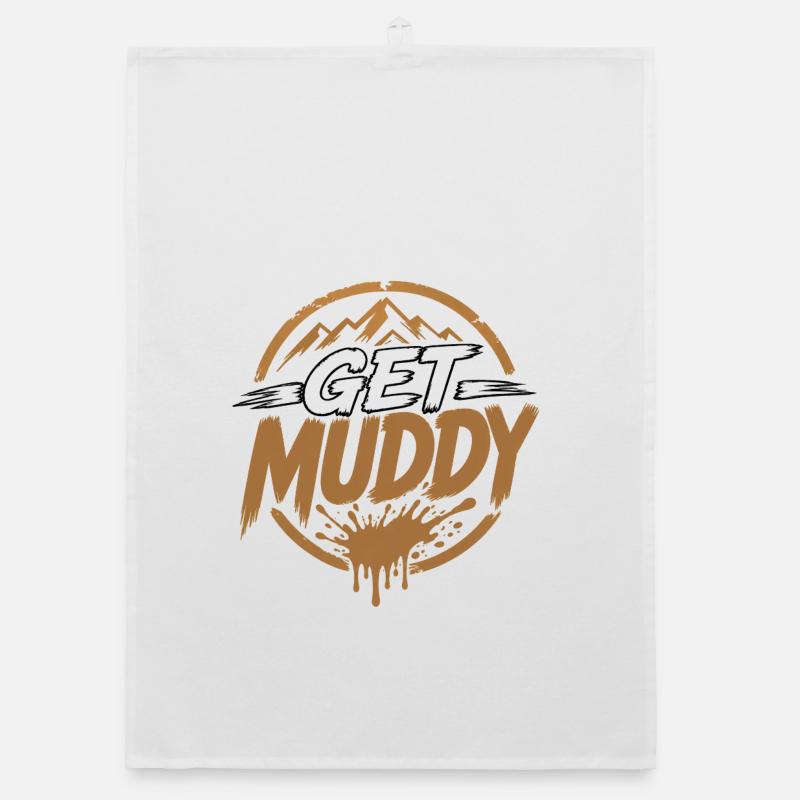 Get Muddy  Organic Geschirrtuch