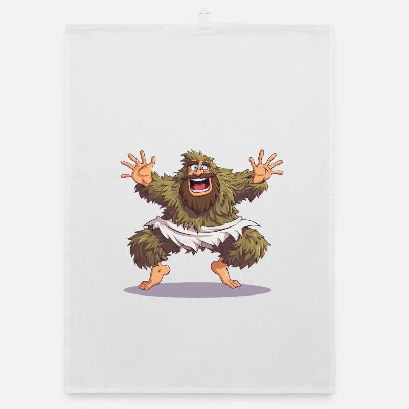 Joyeuse danse du Bigfoot Torchon bio