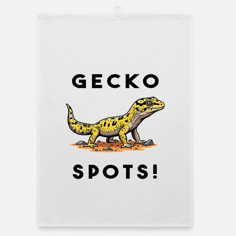 Gecko Leopard Bask Lezard Terrarium Torchon bio
