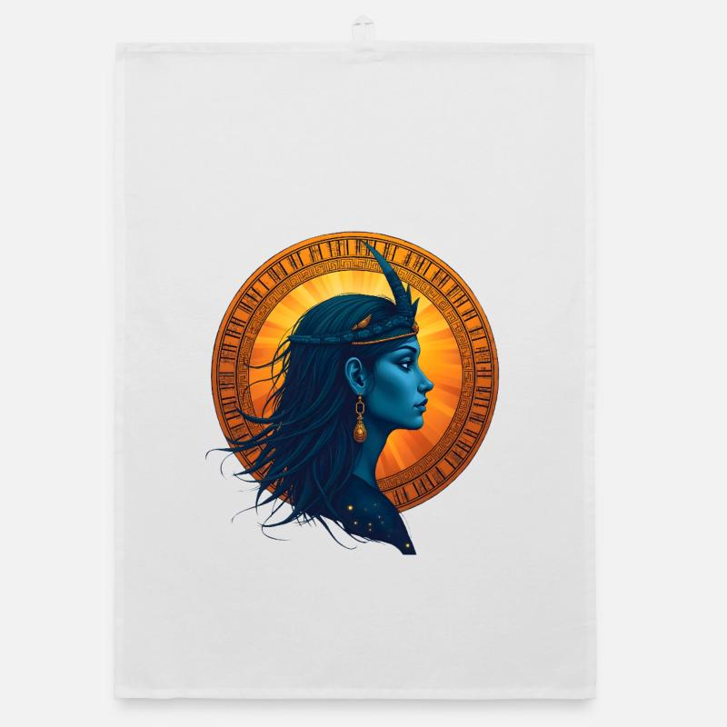 Ishtar s’éveille – Divin sumérienne Torchon bio
