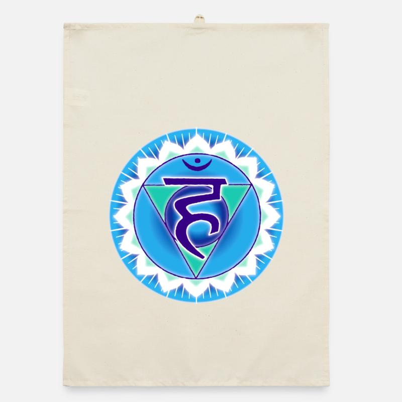 Chakra de la gorge Vishuddha Torchon bio