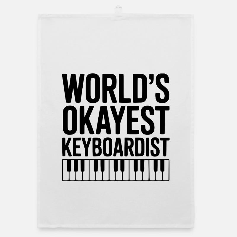 Der beste Keyboarder der Welt Organic Geschirrtuch
