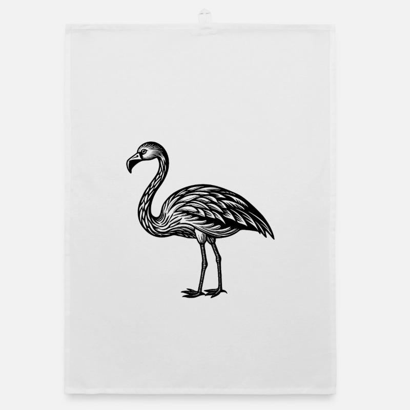 Flamingo Organic Geschirrtuch