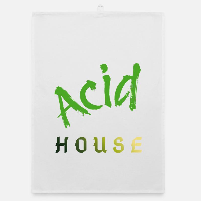 Acid House Organic Geschirrtuch