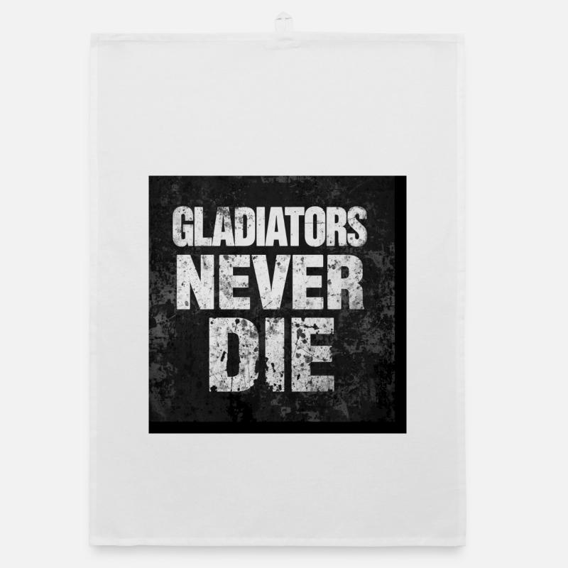 Gladiators Never Die Grunge Torchon bio