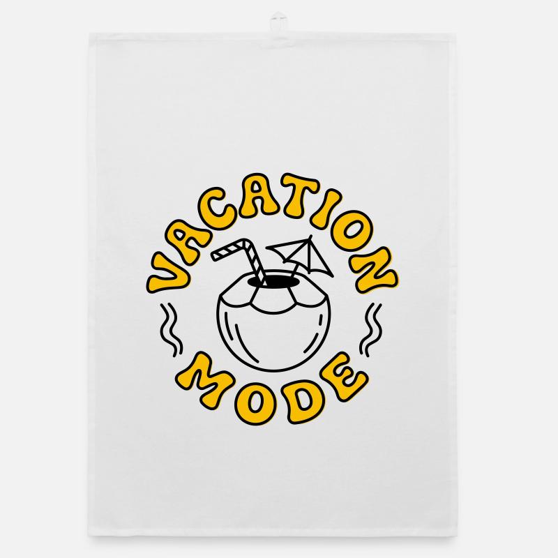 Vacation Mode Organic dish towel