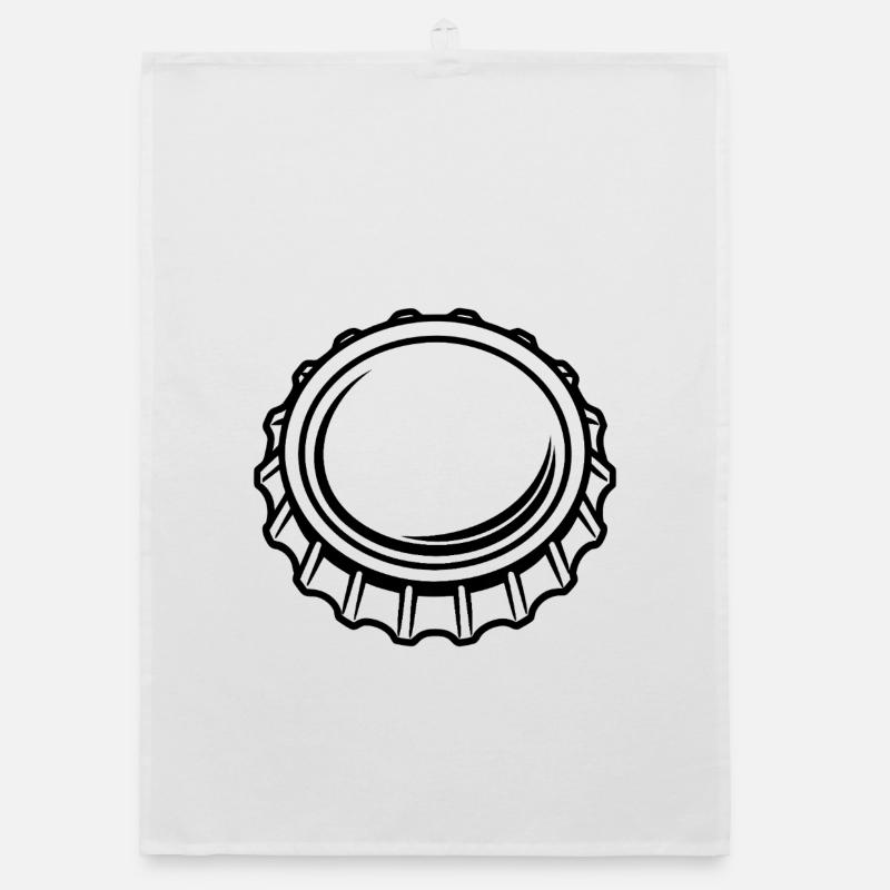 Flaschendeckel Organic Geschirrtuch