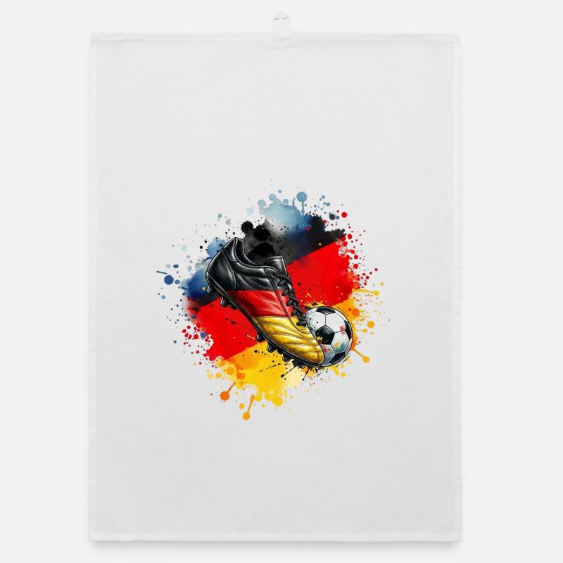 Fußball - Deutschland Organic Geschirrtuch