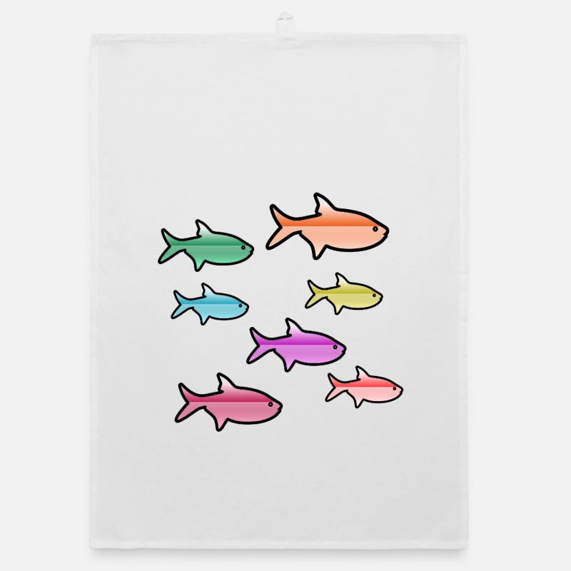 Fische Organic Geschirrtuch