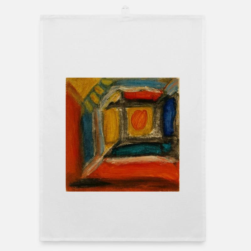 Fragment intérieur coloré Torchon bio