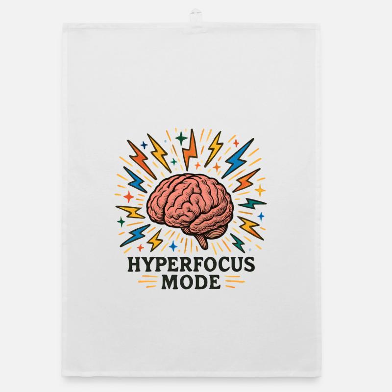 Hyperfocus Brain Power Organic dish towel