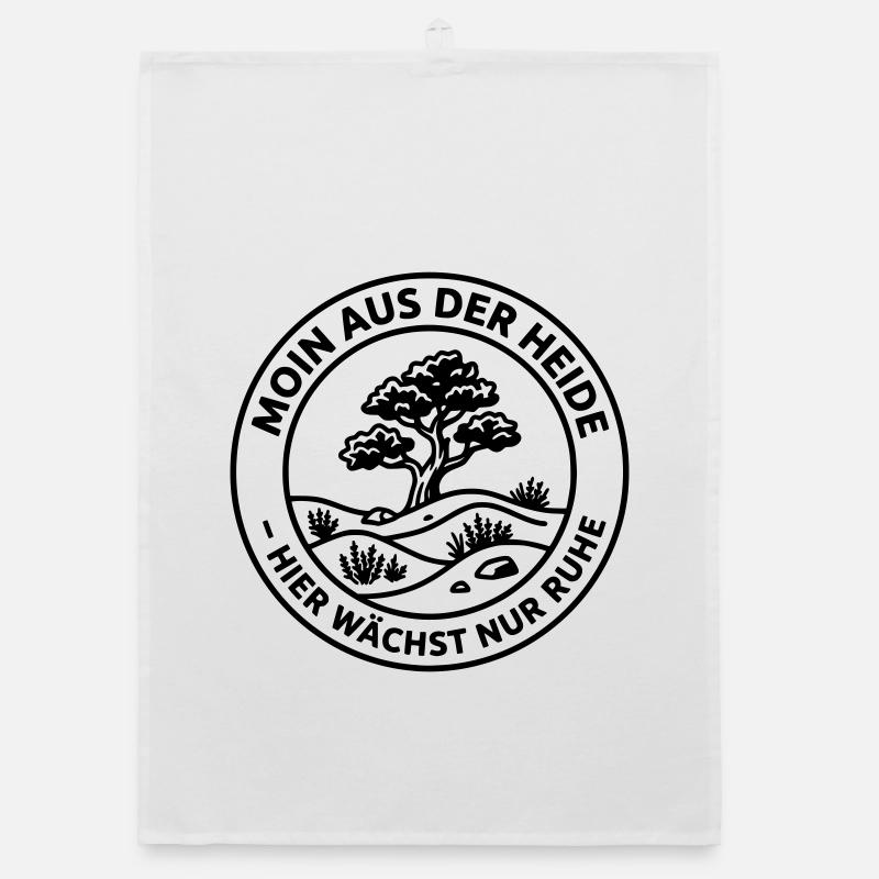 Moin aus der Heide  Organic Geschirrtuch