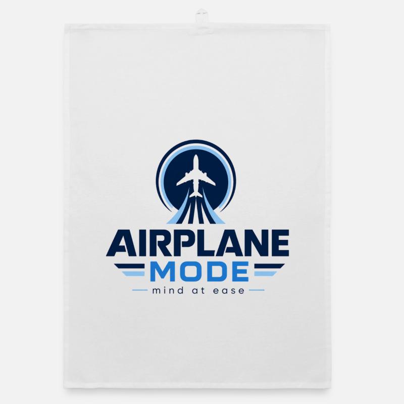Flight Mode: Ghost at Rest Organic dish towel