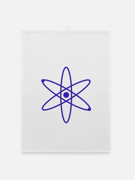 Atom - Organic Geschirrtuch - Weiß - Vorne