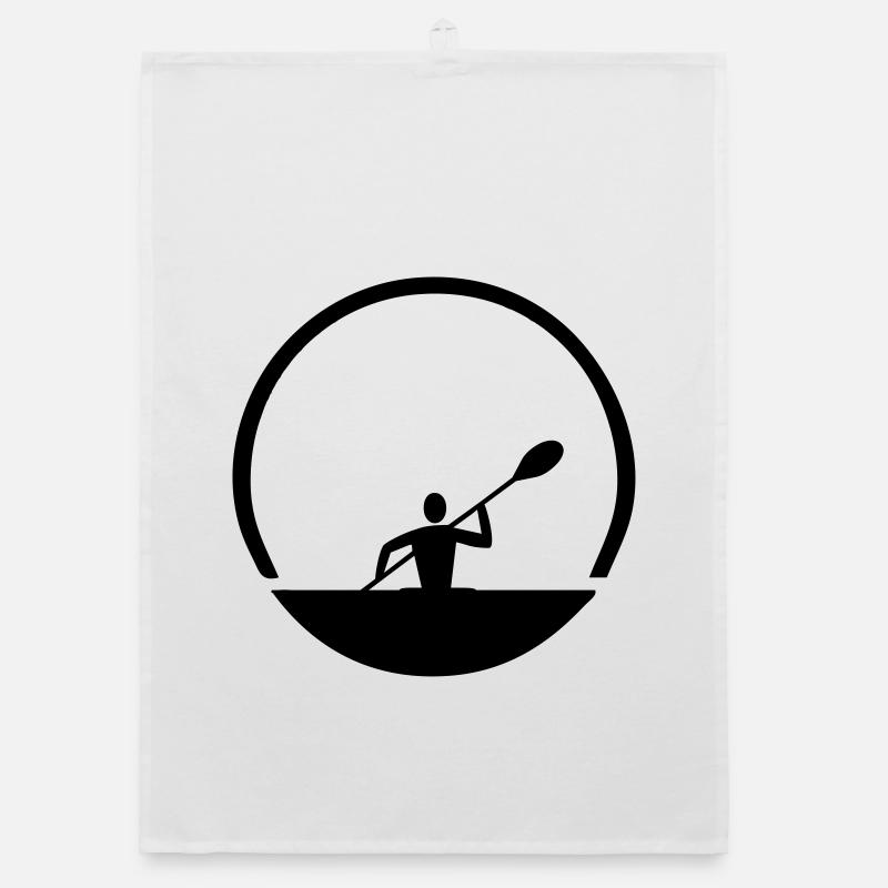 Emblème de canoë Torchon bio