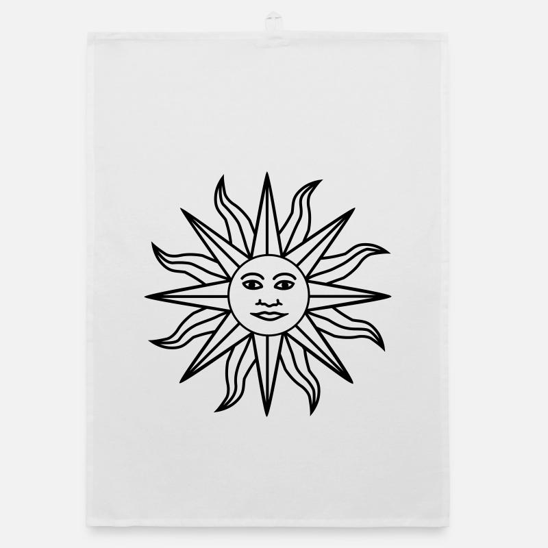 Sun Face Organic dish towel