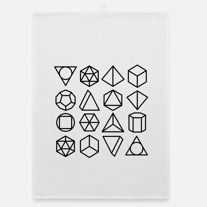 mathematical geometry Organic dish towel