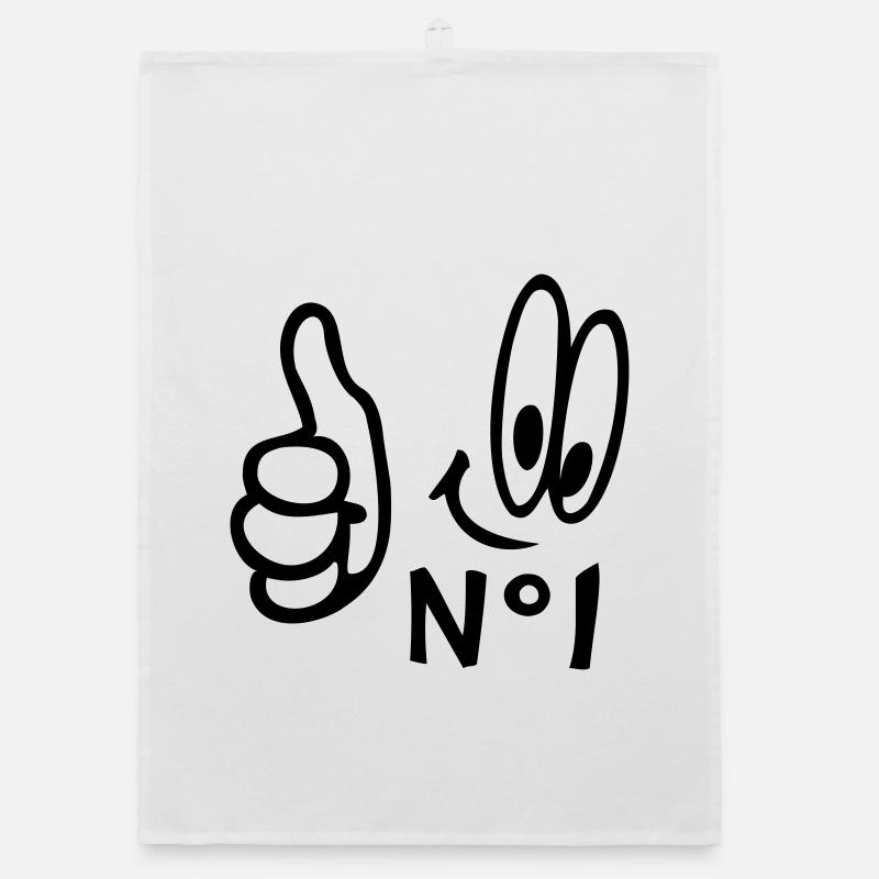 Number One, Comic Organic dish towel