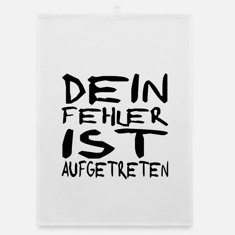 fehler aufgetreten Organic Geschirrtuch