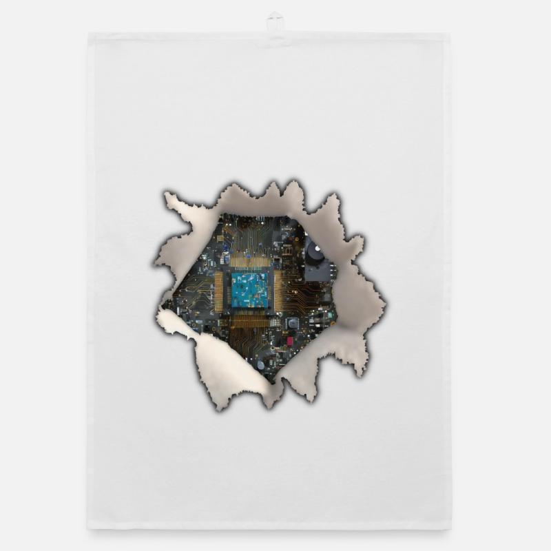 My inner workings Organic dish towel