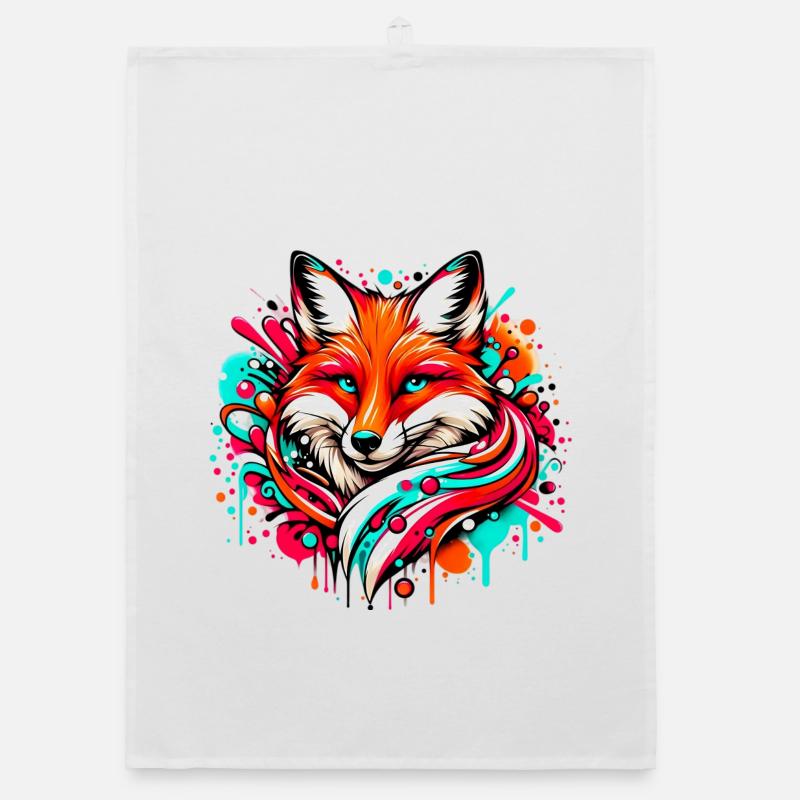 Fox Organic dish towel