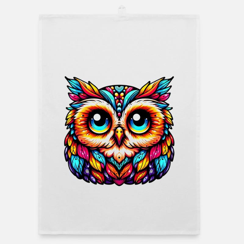 Owl Organic dish towel