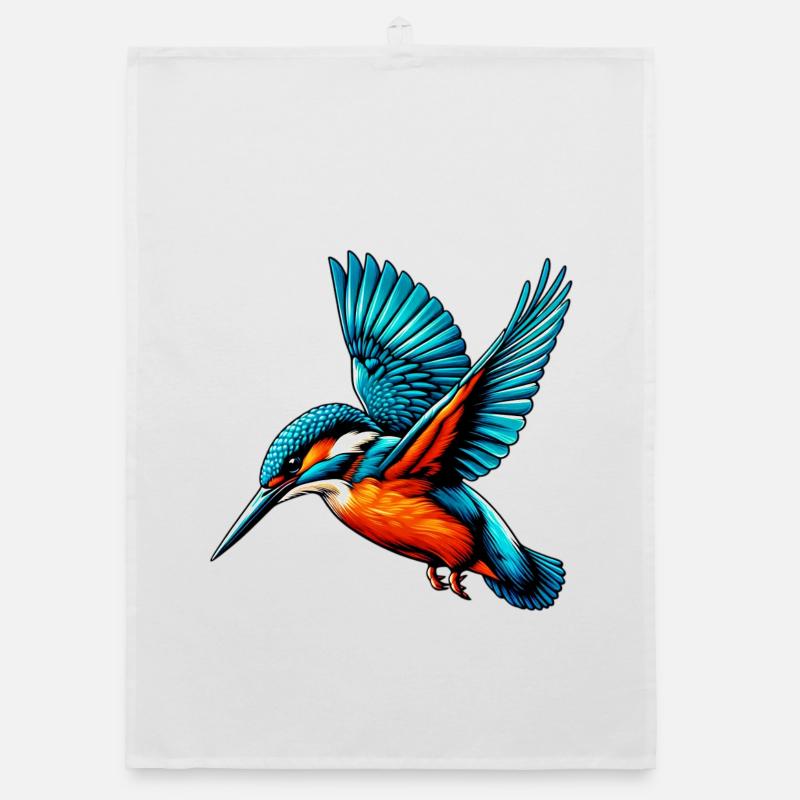 Eisvogel Organic Geschirrtuch