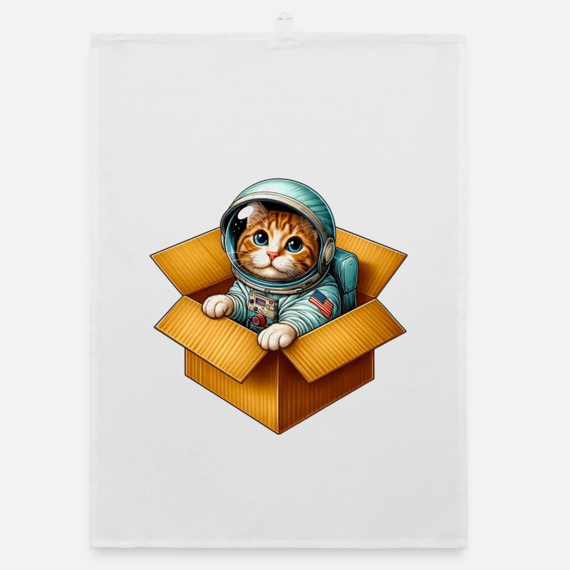 Chat astronaute Torchon bio